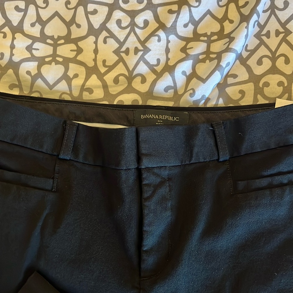 Banana Republic-Super cute black ankle dress pants.